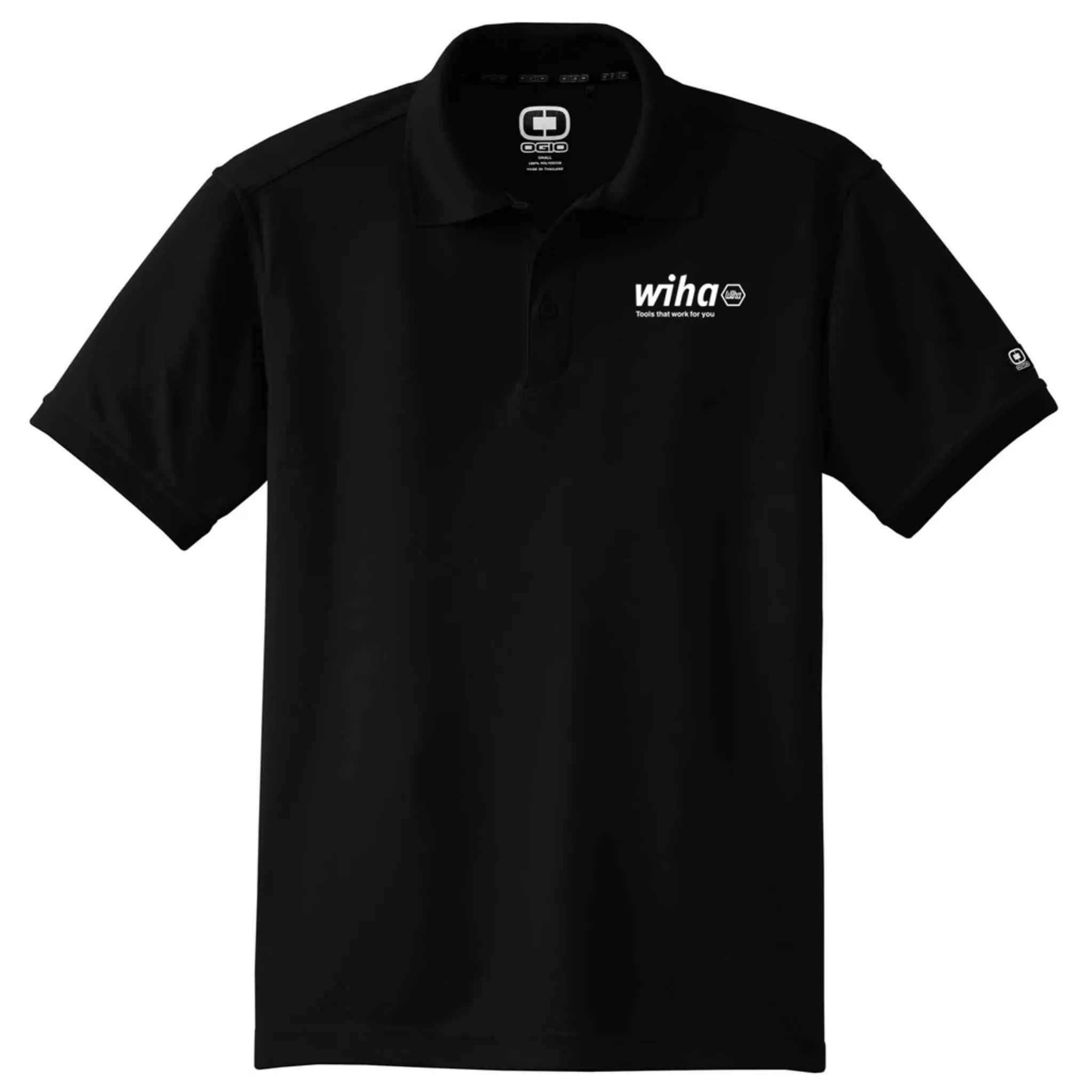 Wiha Men's Ogio Black Polo XLarge