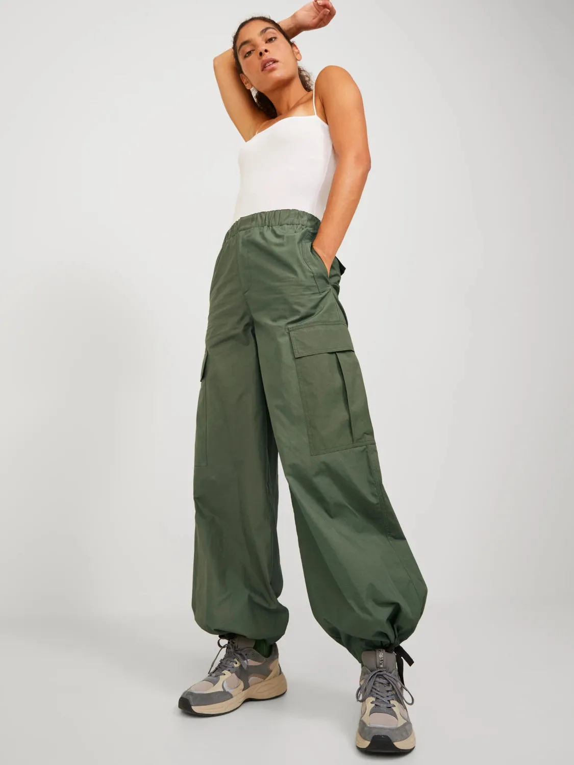 Yoko Cotton Cargo Pants